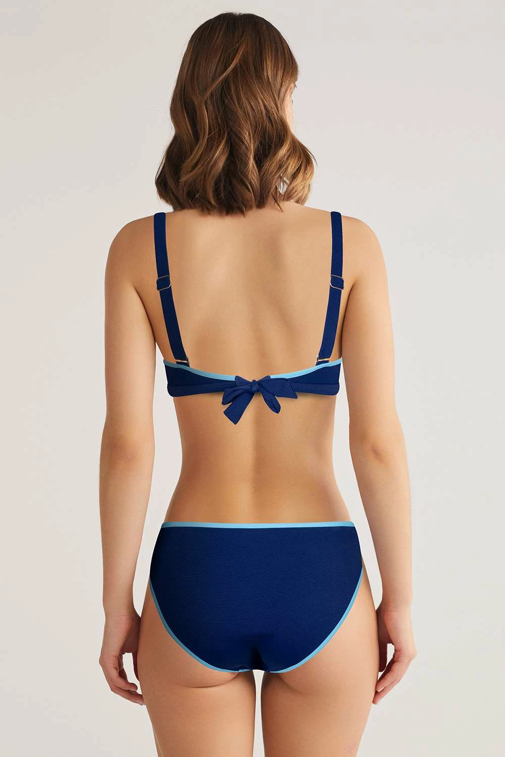 Set bikini (2 copa), Jumeon, ngjyrë kaltër e errët