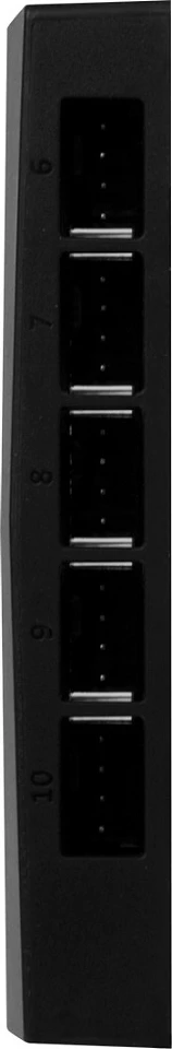 Hub për ventilatorë kasë ARCTIC Case Fan Hub, 10x, SATA, i zi