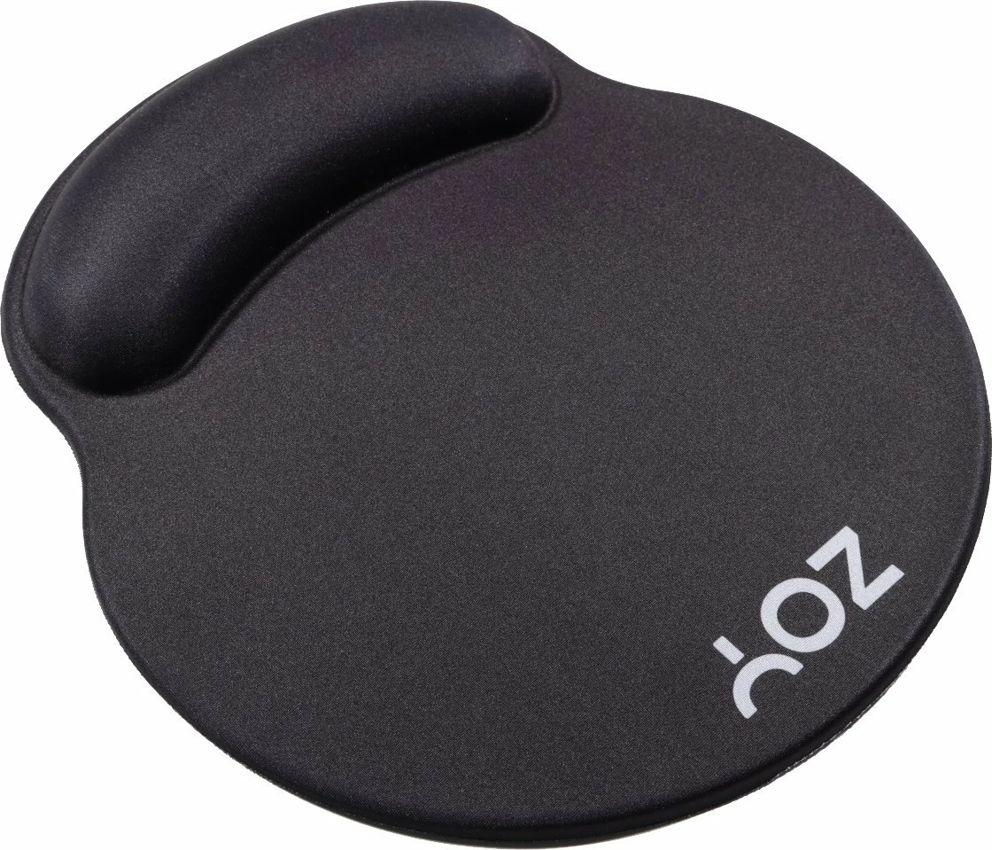 Mauspad ZOY ZMP25 250x230x25mm me mbështetje kyçi xhel, i zi