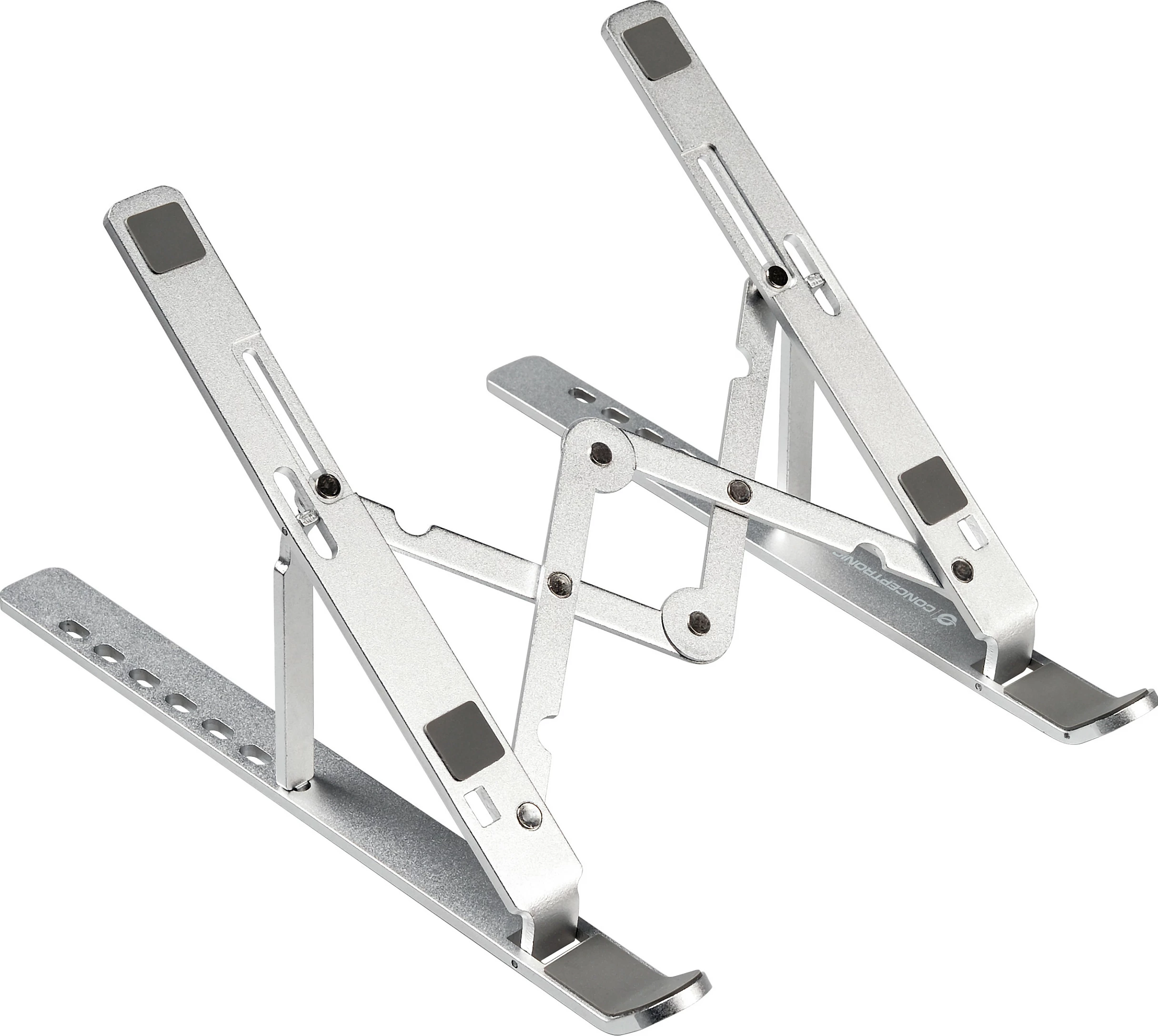 Mbajtëse laptopi Conceptronic ERGO 17", metalike, e argjendtë