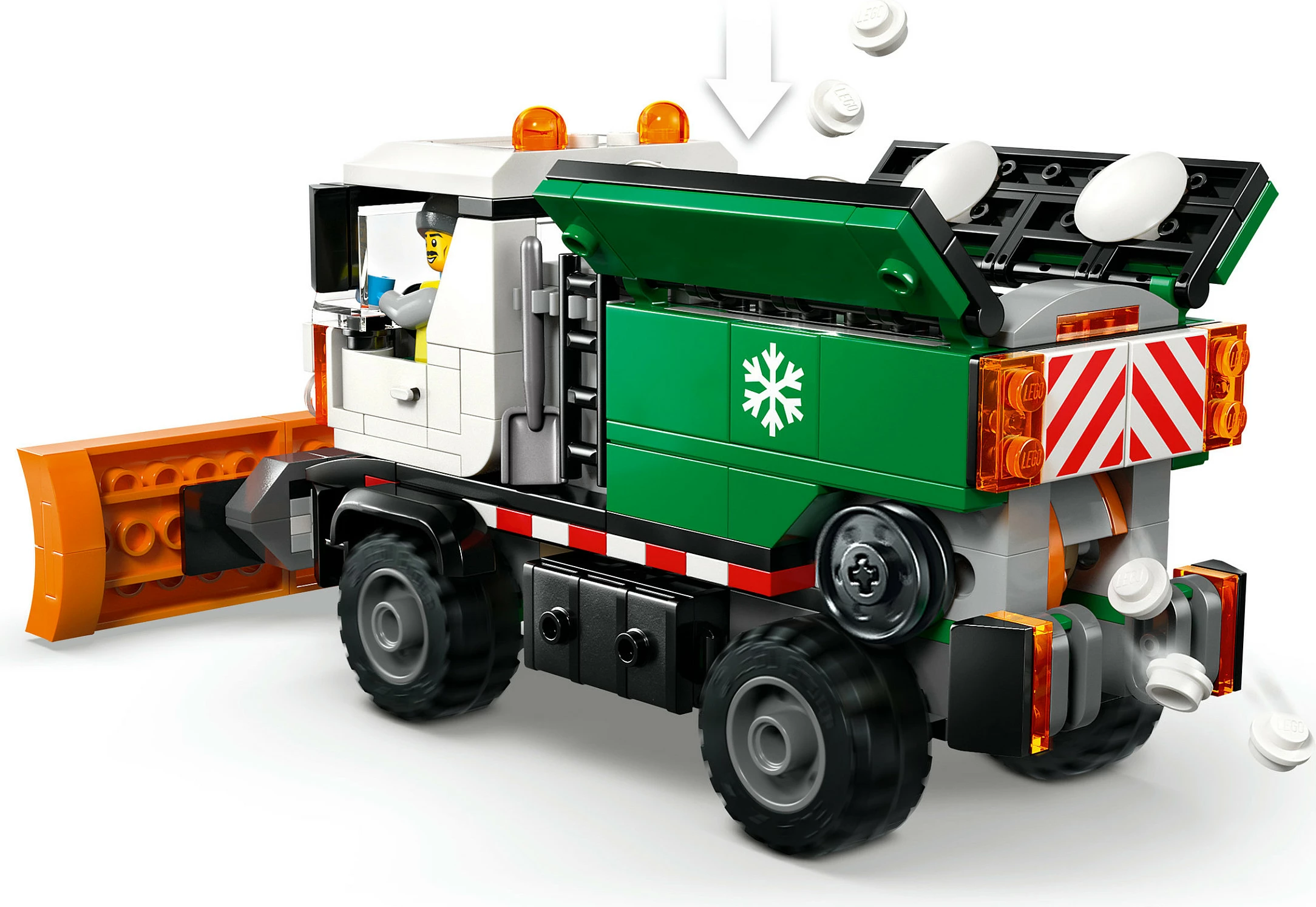 Set ndërtimi LEGO City Snowplough 60490, 263 copë, 6+, shumëngjyrësh