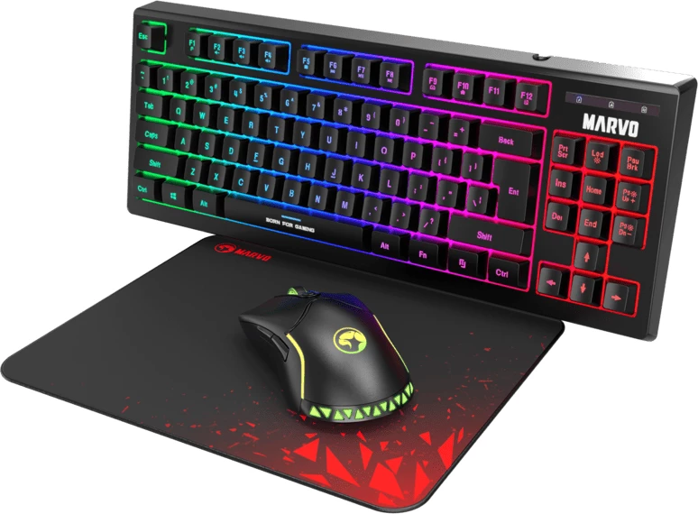Set - Tastierë, Maus + Mauspad MARVO CM310 EN