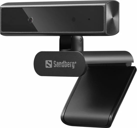 Webcam Sandberg Face-ID Webcam Mini 1080p USB-C, e zezë, set me kabllo 1.5 m