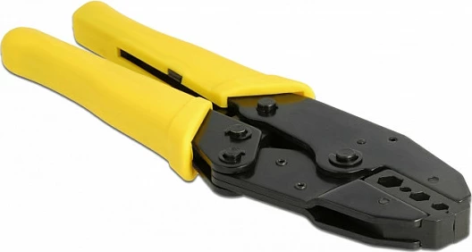 Pincë krimpimi koaksiale DeLOCK universale, 1.73/5.41 mm, verdhë