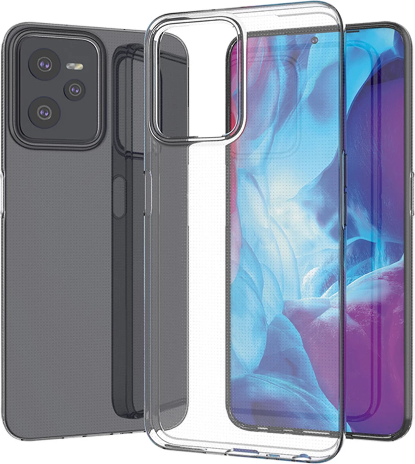 Mbështjellës Hurtel Ultra Clear 0.5mm për Realme C35, Transparent