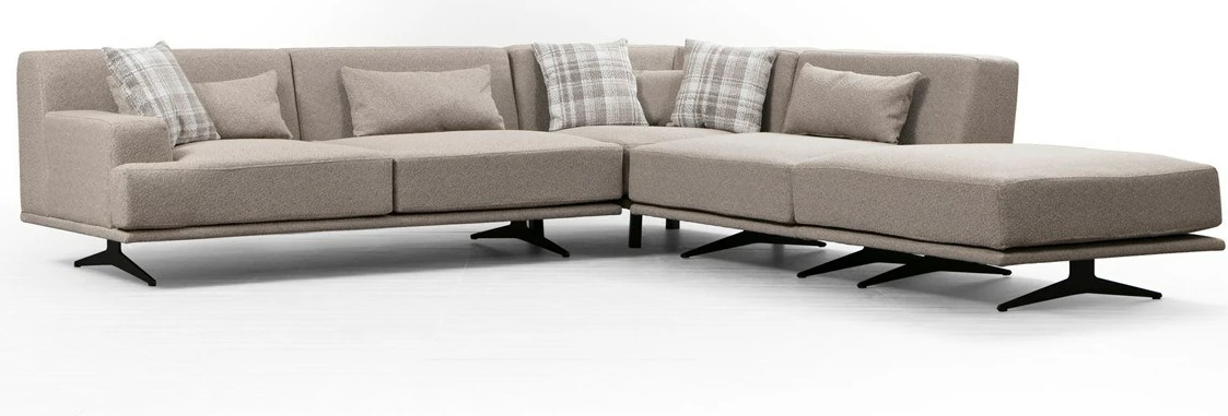 Kënd-sofë Atelier del Sofa, Bentley Corner (L3-C-O1-PUF), bezhë