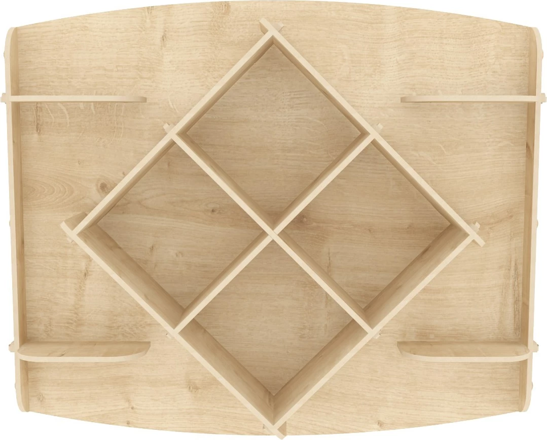 Raft muri, ngjyrë lisi, Skye Decor
