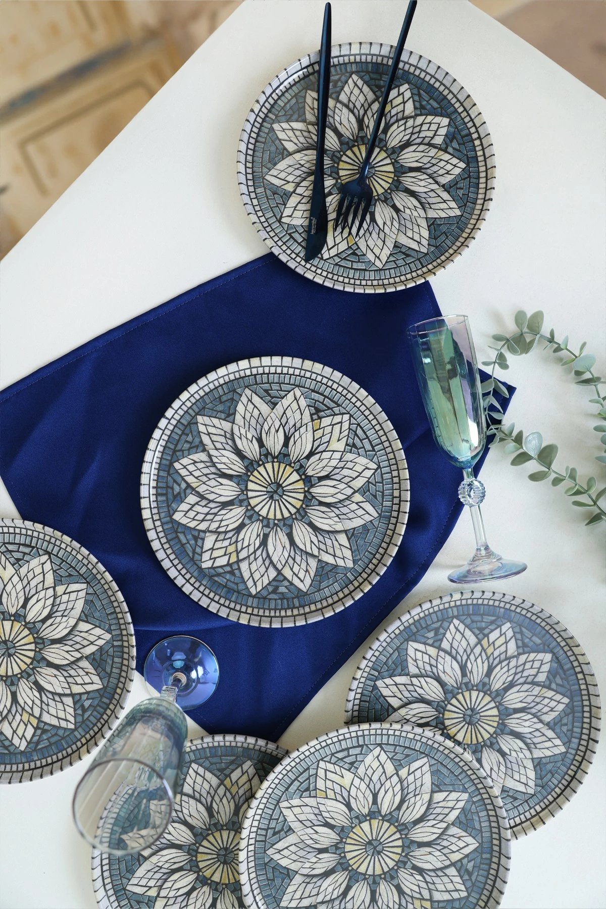 Set pjatash për ëmbëlsira (6 copë), Hermia Concept, X00017442