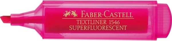 Marker tekstesh Faber-Castell TEXTLINER 1546, 1 mm, rozë