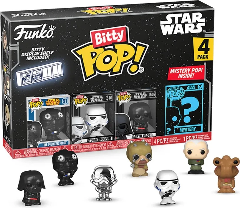 Figurinë koleksionuese Funko Bitty Pop! Star Wars Darth Vader 4-pack