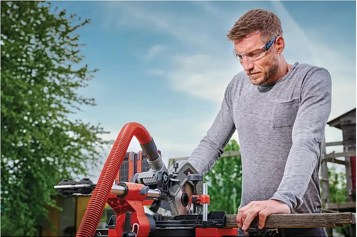 Sharrë këndore me rrëshqitje Einhell TE-SM 36/8 L Li-Solo, 36V (2x18V), pa bateri/karikues, e kuqe