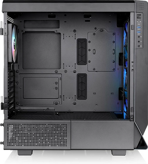 Kasë Thermaltake Ceres 500 TG ARGB, Midi Tower, PC, EATX, micro ATX, Mini-ITX, Metal, Tempered glass, Multi, e zezë