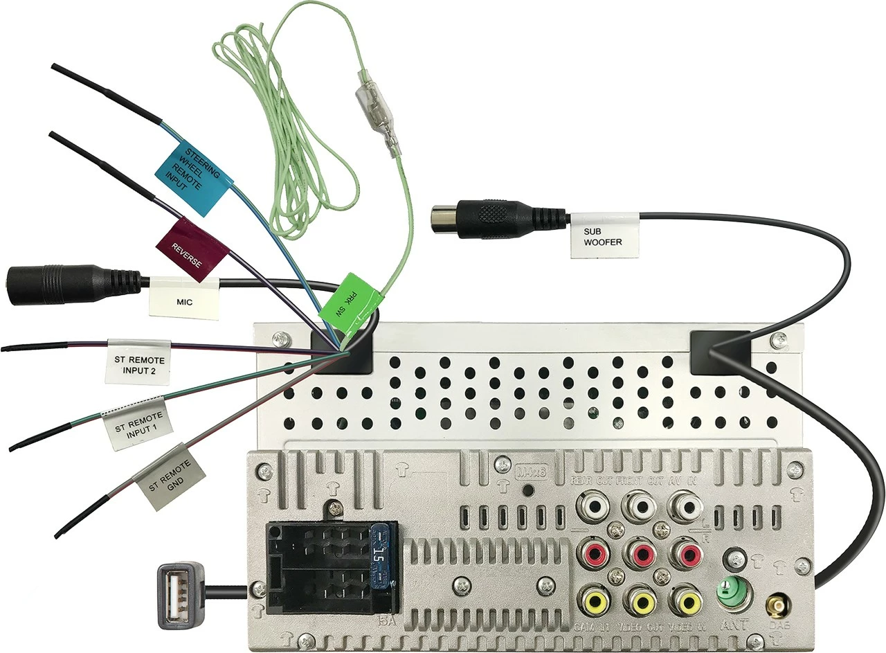 Media player JVC KW-M180DBT, 6.8", Bluetooth, DAB+, i zi