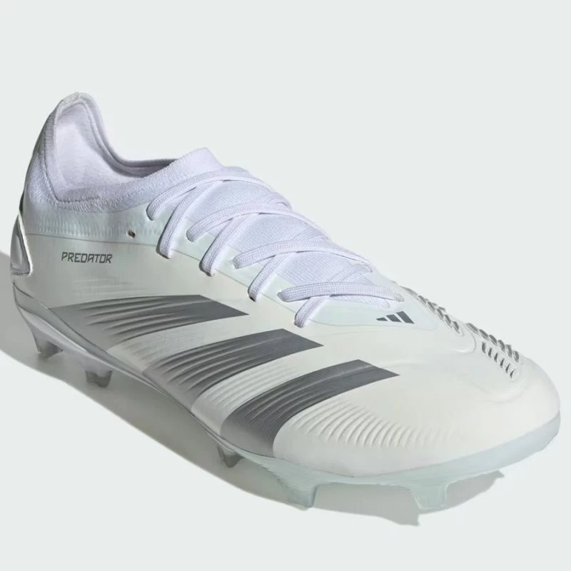 Atlete për futboll adidas Predator Pro FG për meshkuj, të bardha [Madhësia: 46 2/3]