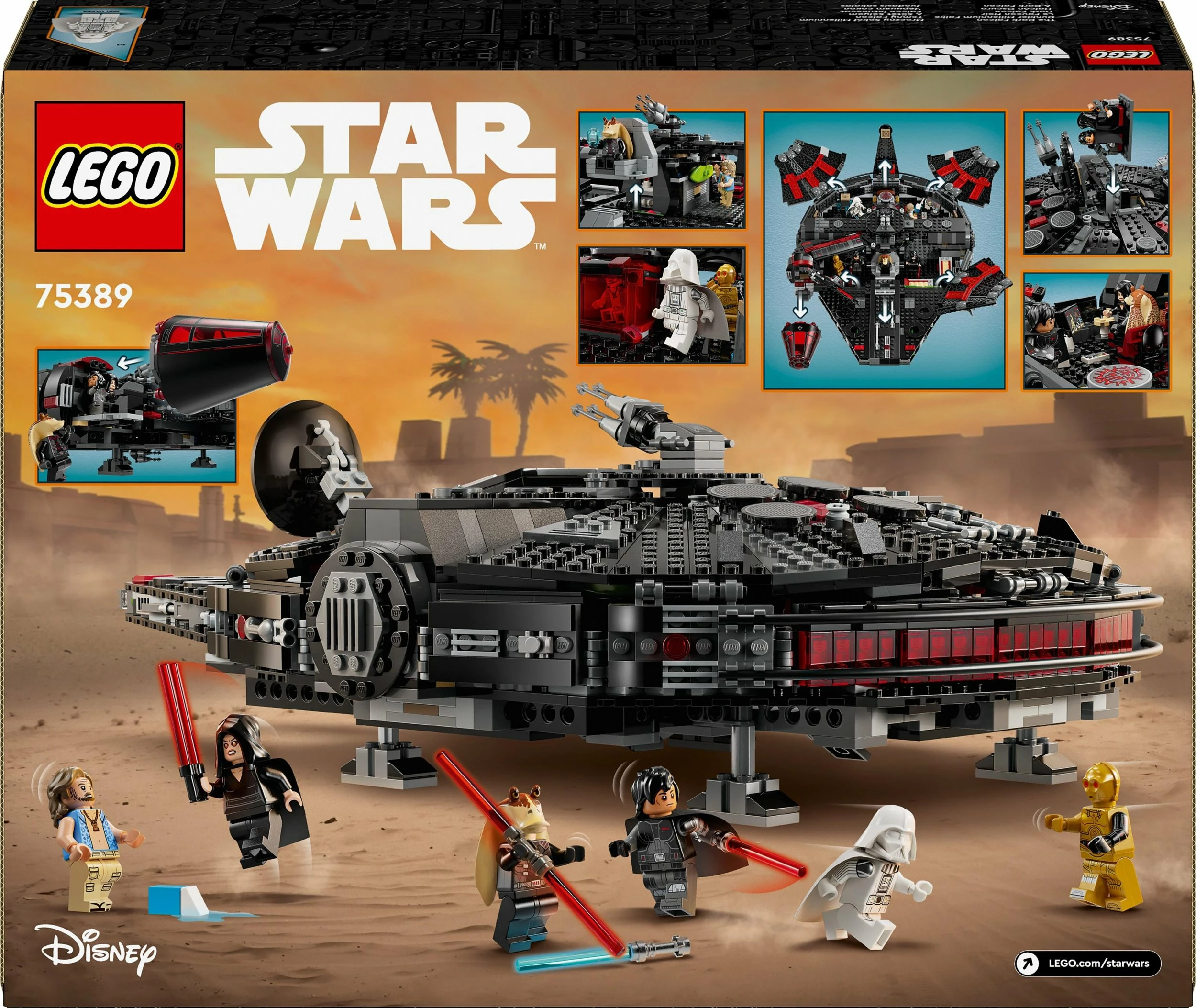 Set LEGO Star Wars Dark Millennium Falcon 75389, 1579 pjesë, 10+