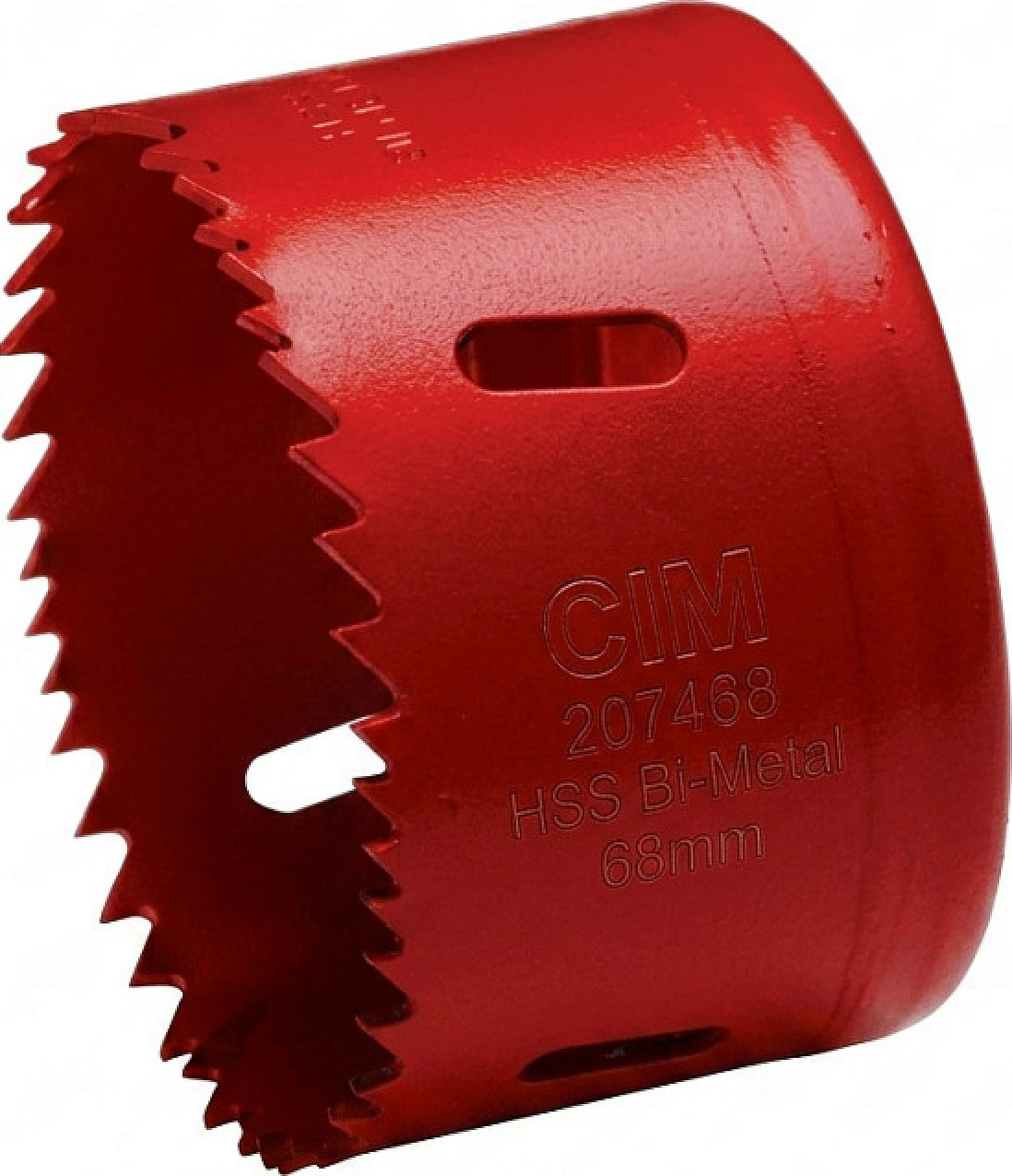 Sharrë vrimash Cimco CIM 207468, HSS bi-metal, 68mm, e kuqe