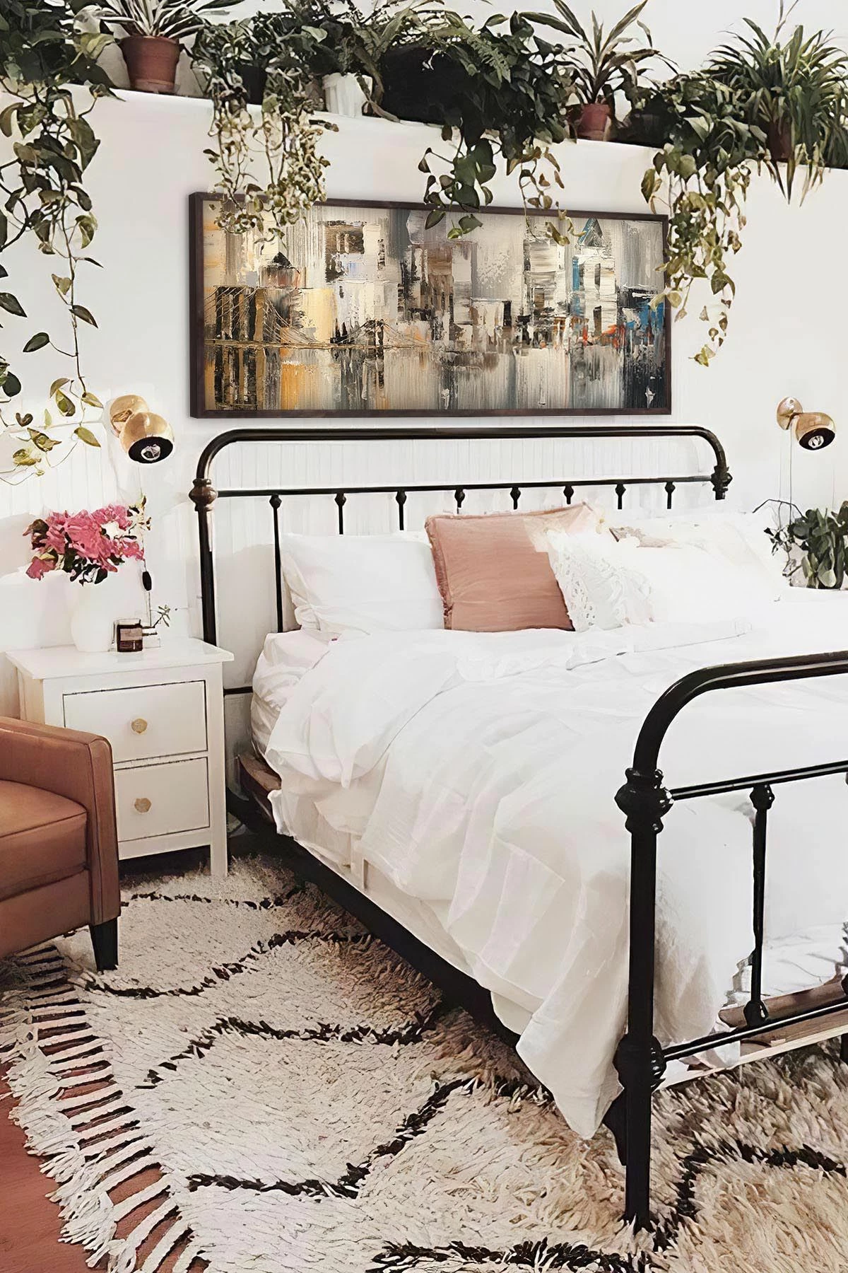 Pikturë dekorative me kornizë, MDF, Wallity, Artsmdfyty51-12050, shumëngjyrëshe, 50x120cm