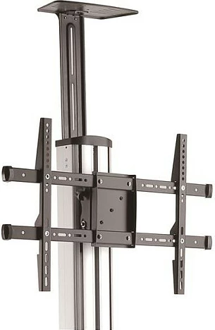Karrocë TV StarTech STNDMTV70, 32"-75", VESA 600x400, 40 kg, rregullim lartësie, me rrota me bllokim, e zezë/argjendtë