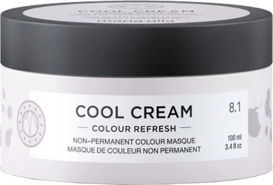 Maskë ngjyruese për flokë për femra Maria Nila Colour Refresh 8.1 Cool Cream, 100ml