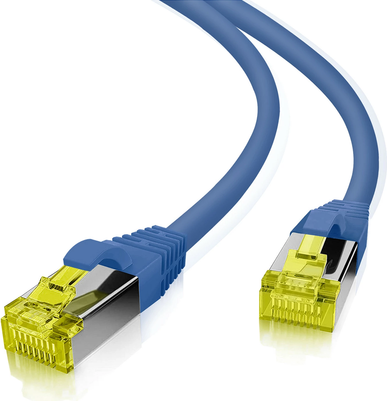 Kabllo rrjeti Helos 263763, Cat6a S/FTP, 30 m, RJ-45, PoE+, Blu