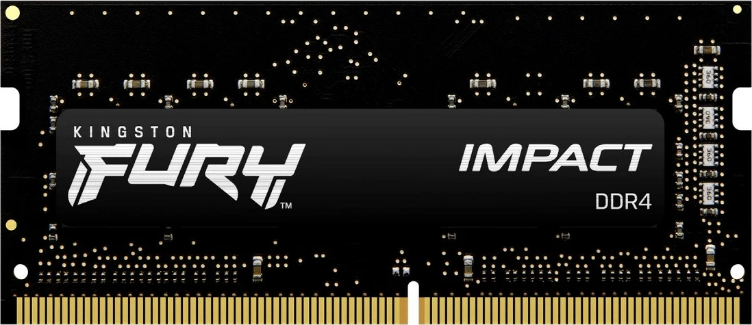 RAM memorje Kingston FURY Impact DDR4 SODIMM 32GB 3200MHz CL20, e zezë