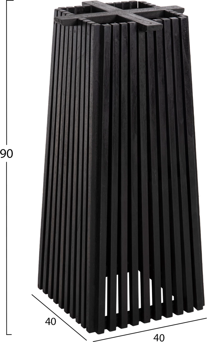 Baza e tavolinës për bar, FRANTZ, ngjyrë e zezë, FH9858.12, 40x40x90 cm