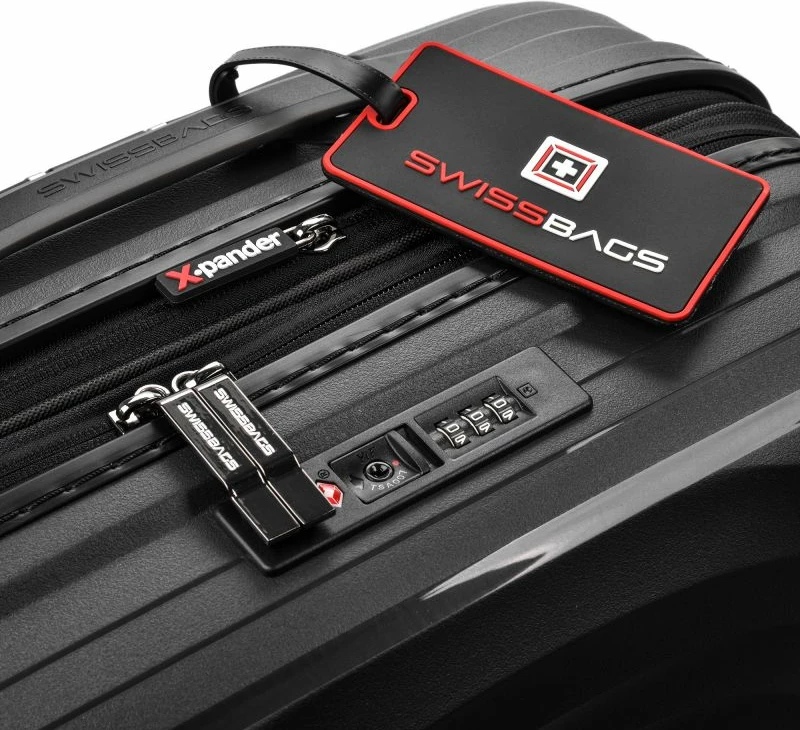 Valixhe për udhëtim SwissBags, e zezë [Madhësia: Standarde]