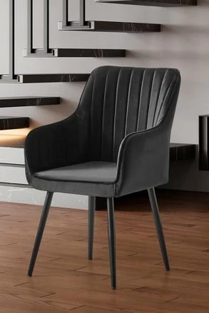 Karrige Hanah Home Nova, antracit, e zezë