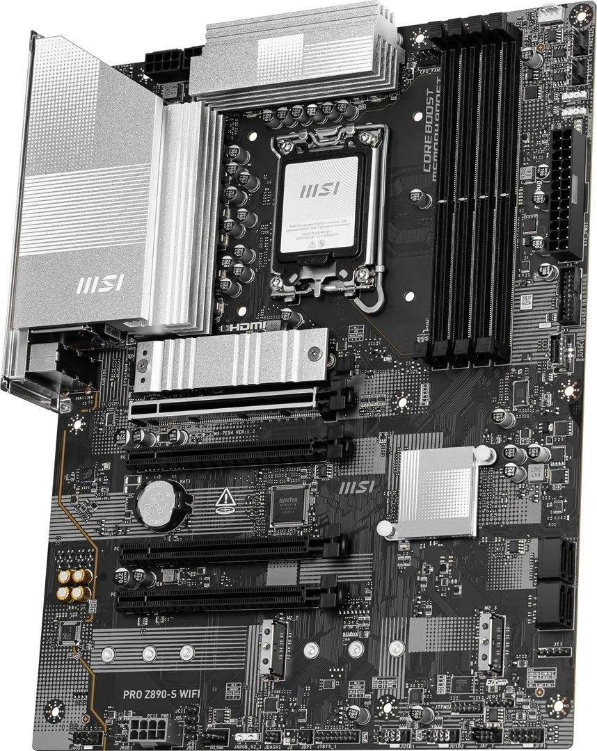 Pllakë amë MSI PRO Z890-S WIFI, Intel Z890, Socket LGA 1851, ATX, E zezë
