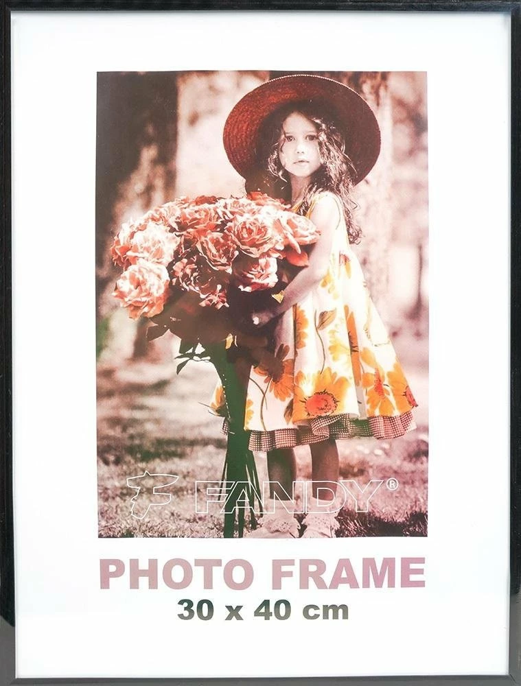 Kornizë foto FANDY Simple 30x40 cm, e zezë