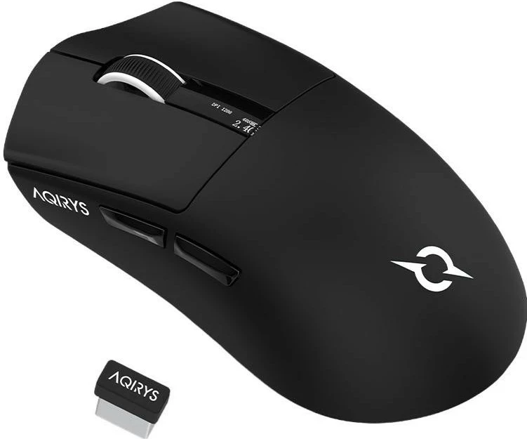 Maus Aqirys ZEPHYR, RGB, Wireless+Wired, i zi