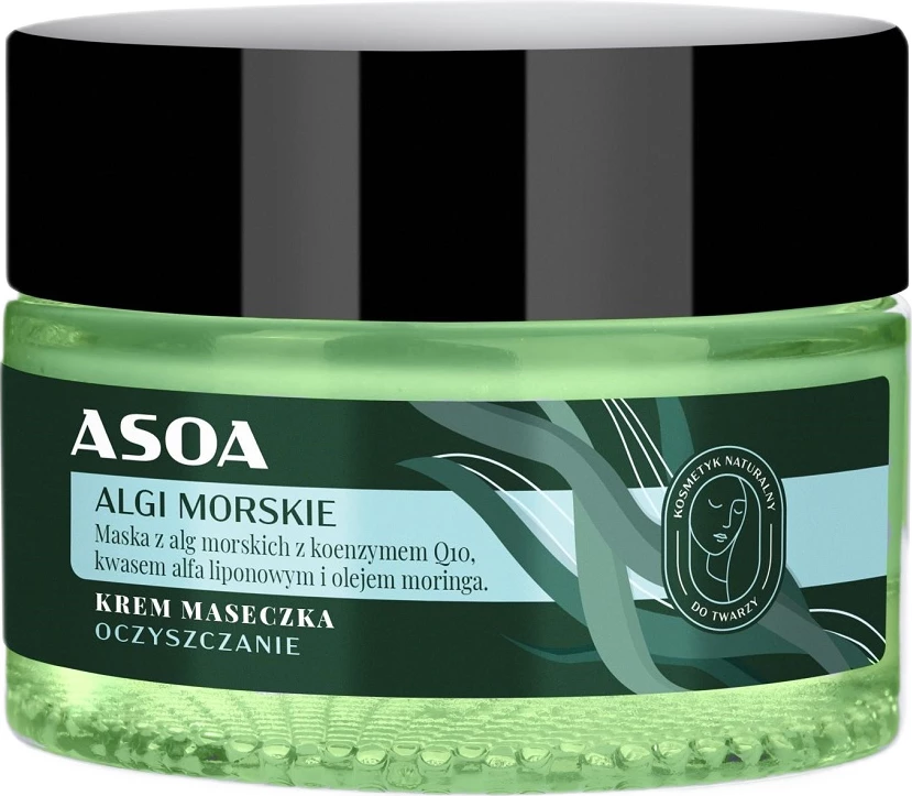 Maskë kremi për femra Asoa me alga deti, 50ml