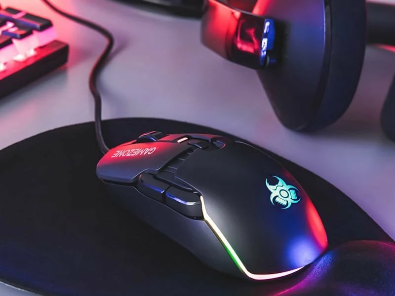 Maus Tracer Gamezone Master RGB 12000 DPI 8 butona 1.5 m kabllo, i zi