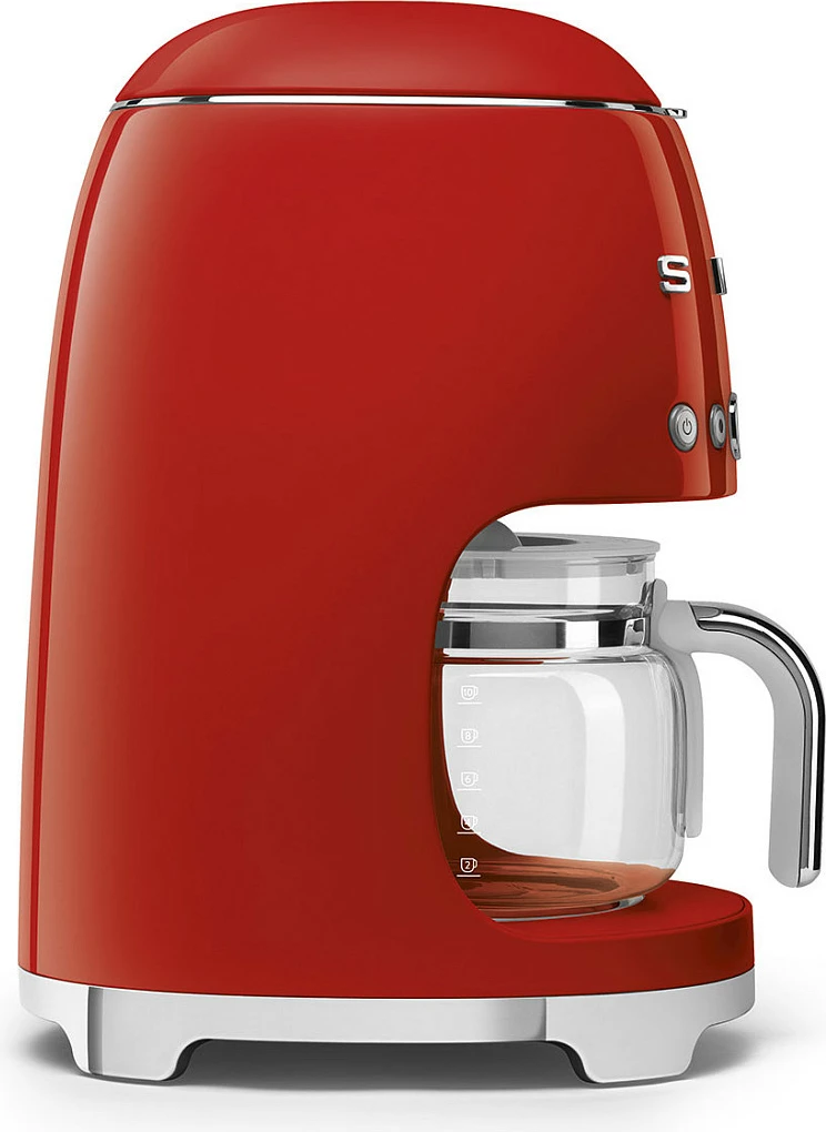 Aparat kafeje SMEG DCF02RDEU, 10 filxhanë, automatik, i kuq