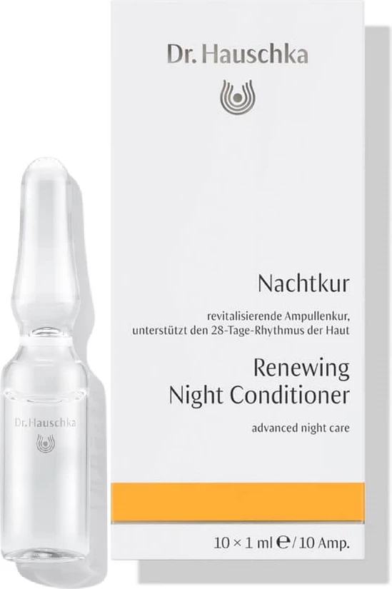 Trajtim nate në ampula Dr. Hauschka Renewing Night Conditioner për femra, 50x1ml