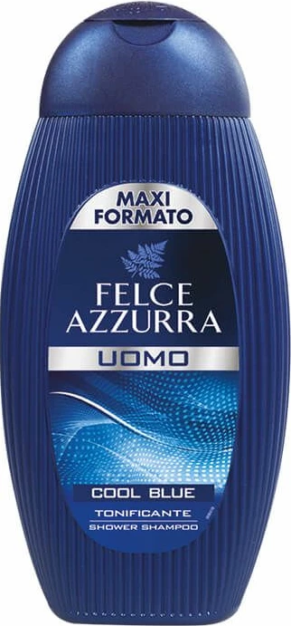 Shampon dhe xhel dushi 2-në-1 Felce Azzurra Cool Blue për meshkuj 400ml