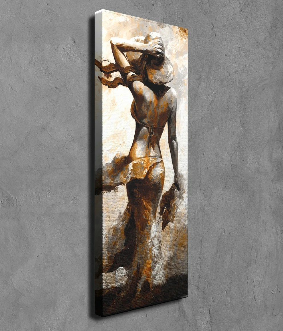 Pikturë dekorative në kanavacë, shumëngjyrëshe, PC108, 30x80cm