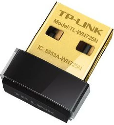 Adapter Wi‑Fi USB, TP-Link TL-WN725N, 150 Mbps, nano, zi