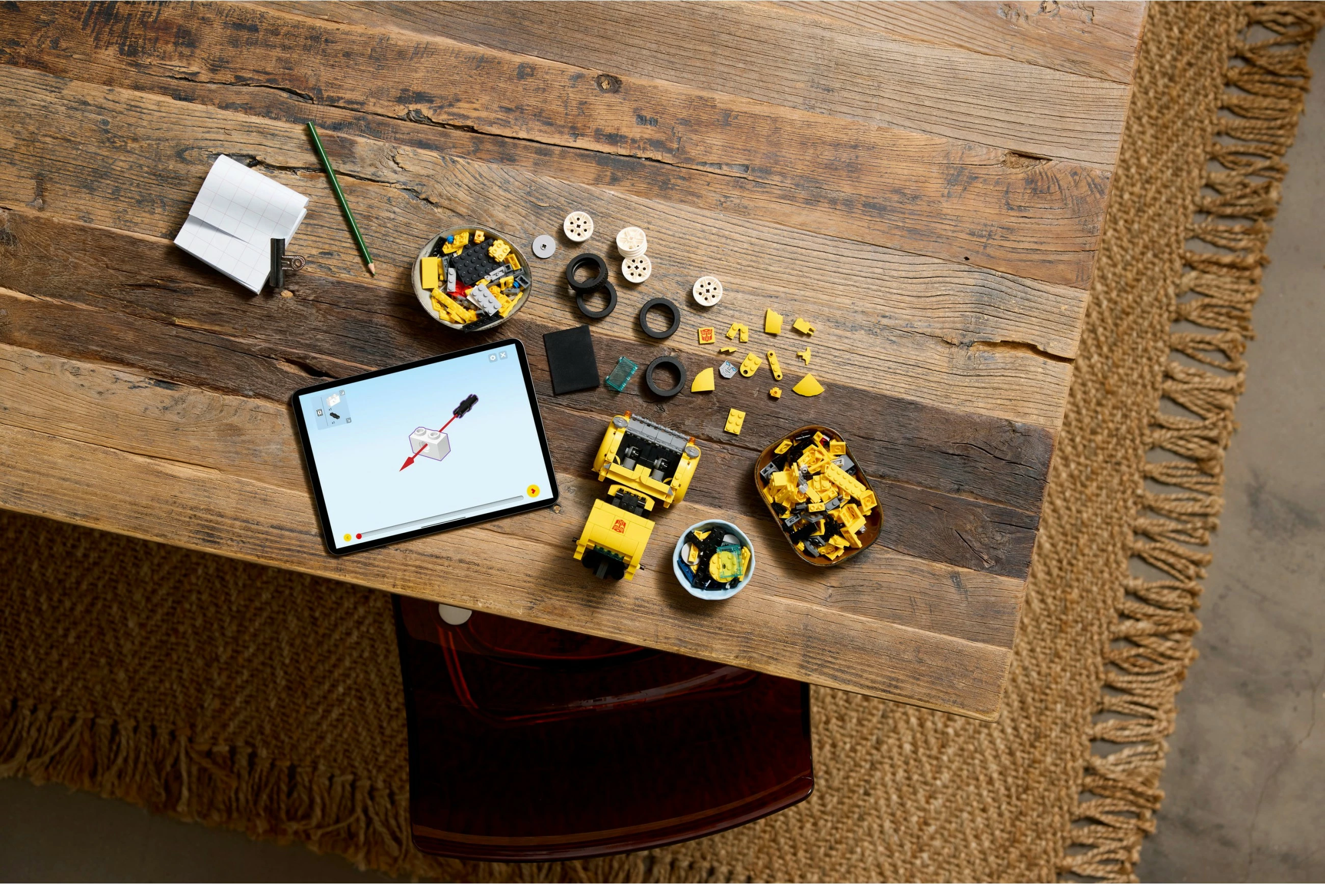 Set ndërtimi LEGO Bumblebee, 950 pjesë, shumëngjyrësh