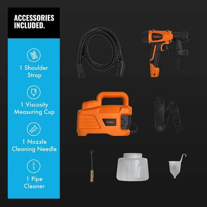 Sistem spërkatës boje elektrik VonHaus 3515387 800W 1200ml portokalli/zi