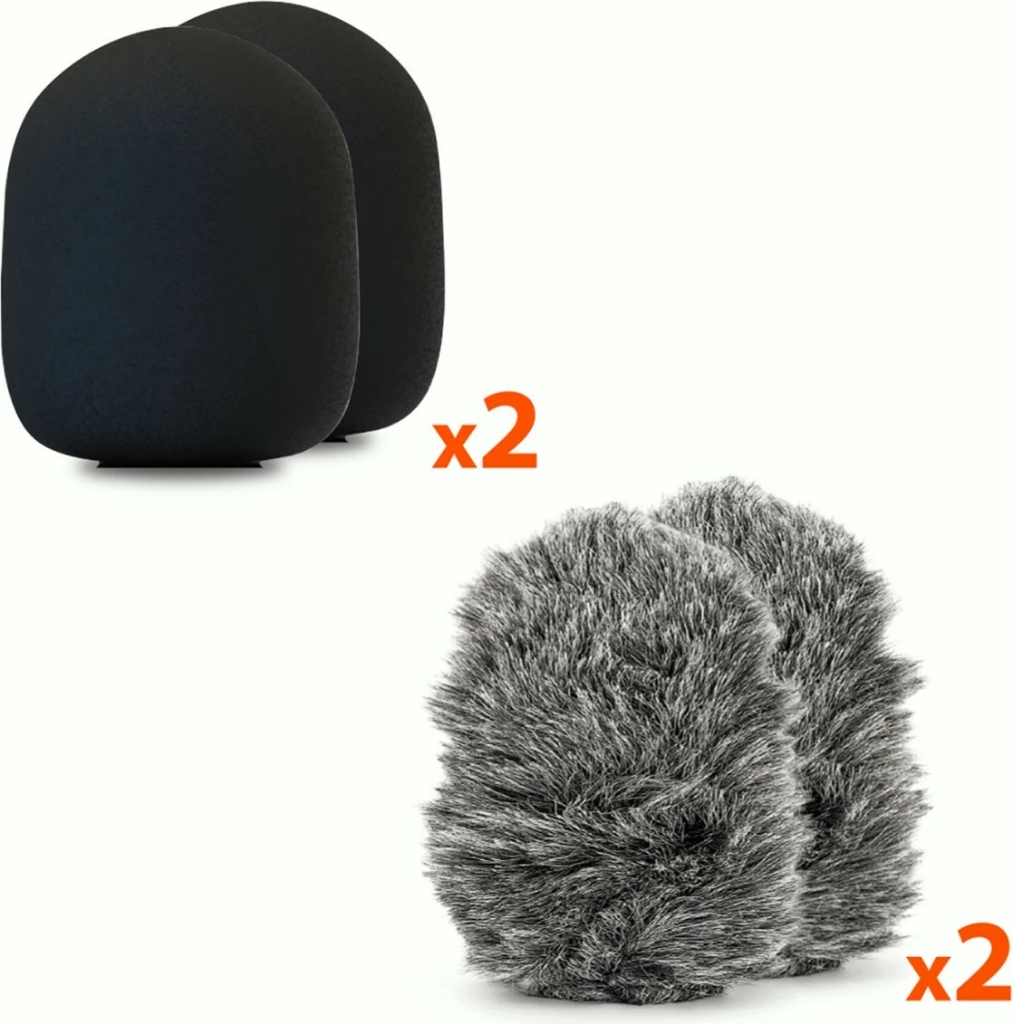 Set mikrofon lavalier pa tel, Media-Tech Micro-Mic Duo MT416, 2 mikrofona me reduktim zhurme, marrës USB‑C/Lightning, deri 35 m, anthracite