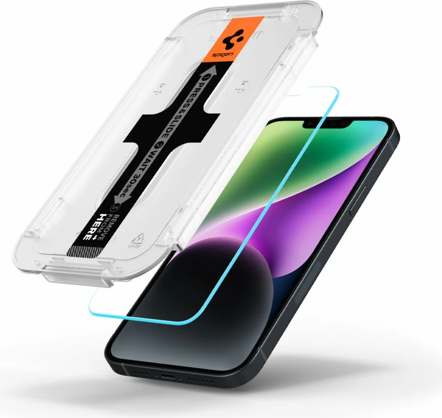 Xham mbrojtës Spigen Glas.tR EZ Fit për iPhone 13, 13 Pro, 14, 16e
