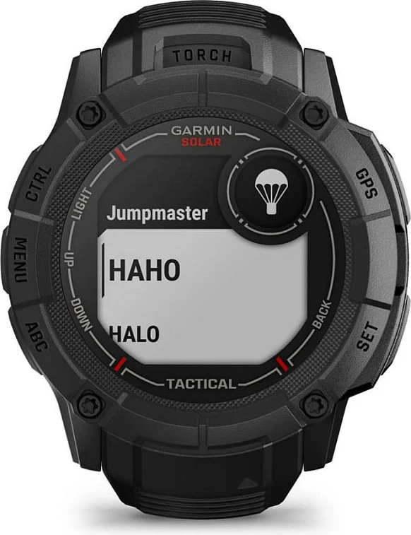 Smartwatch Garmin Instinct 2X Solar Tactical Edition, 1.1" MIP, GPS, 50 mm, e zezë