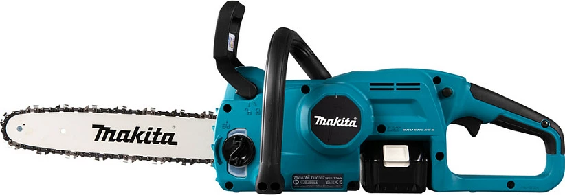 Sharrë elektrike Makita DUC307ZX2, brushless, 30 cm, 18V, zi/kaltër/çelik