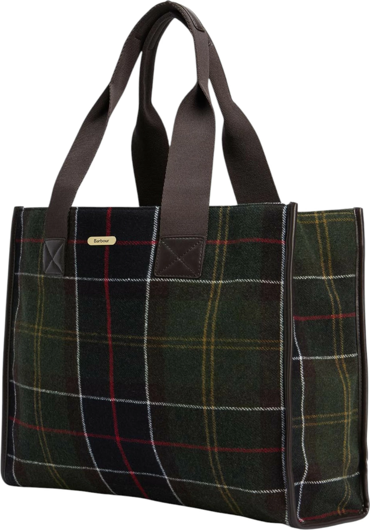 Çantë tote për femra Barbour Turnberry Tartan LBA0424, kafe