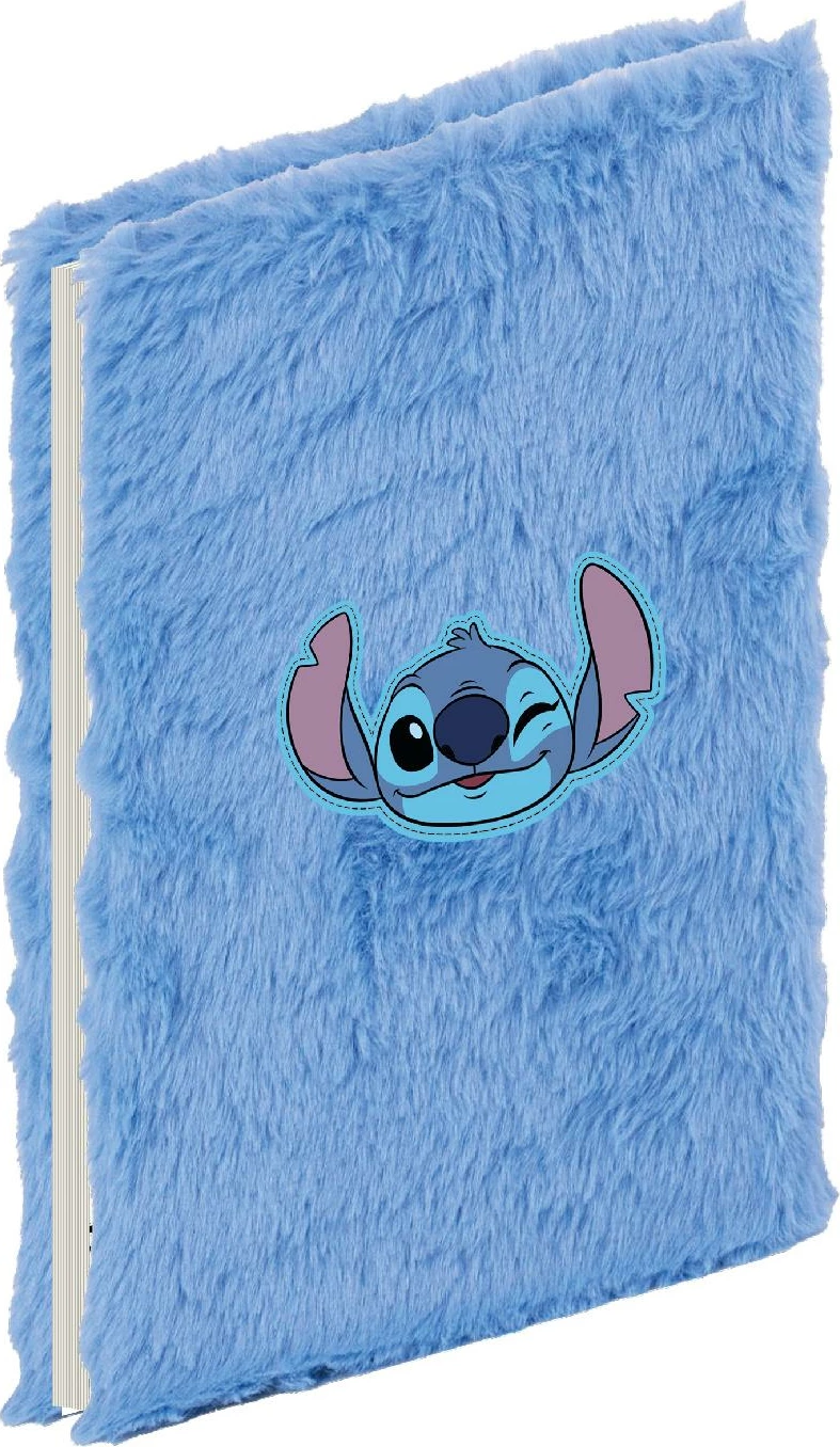 Fletore A5 Pyramid International Lilo & Stitch "You're My Fave", kapak plush, faqe me vija, kaltër e çelët