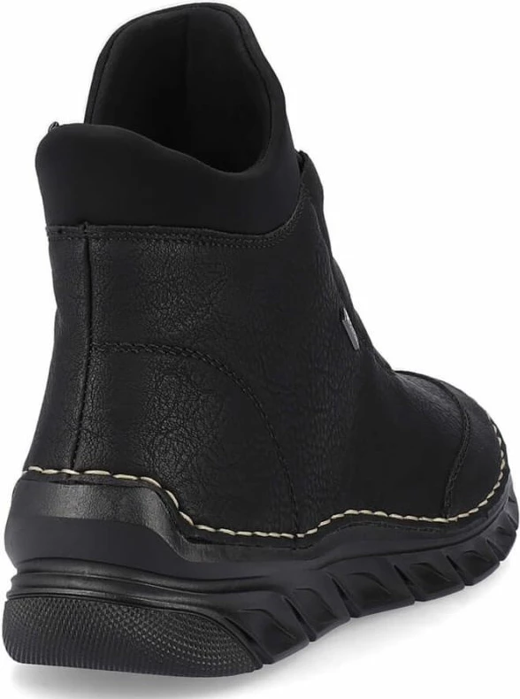 Çizme të izoluara për femra Rieker 55069-00, të zeza