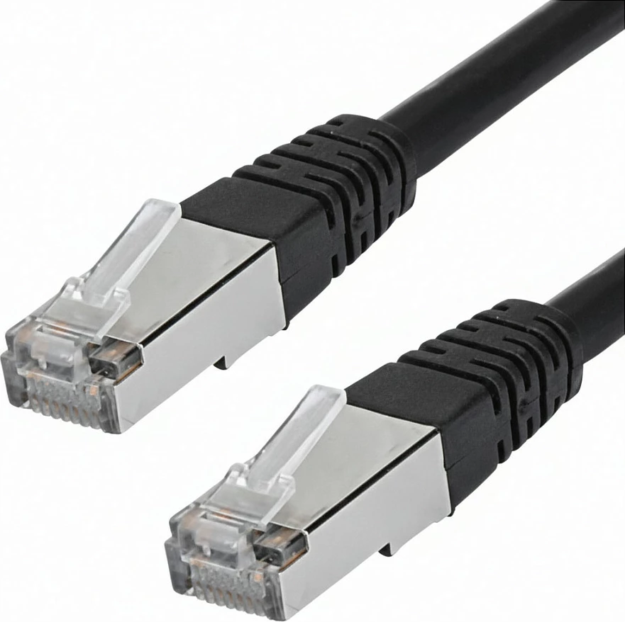 Kabllo rrjeti No-Name CAT5e RJ45 F/UTP 2m, e zezë