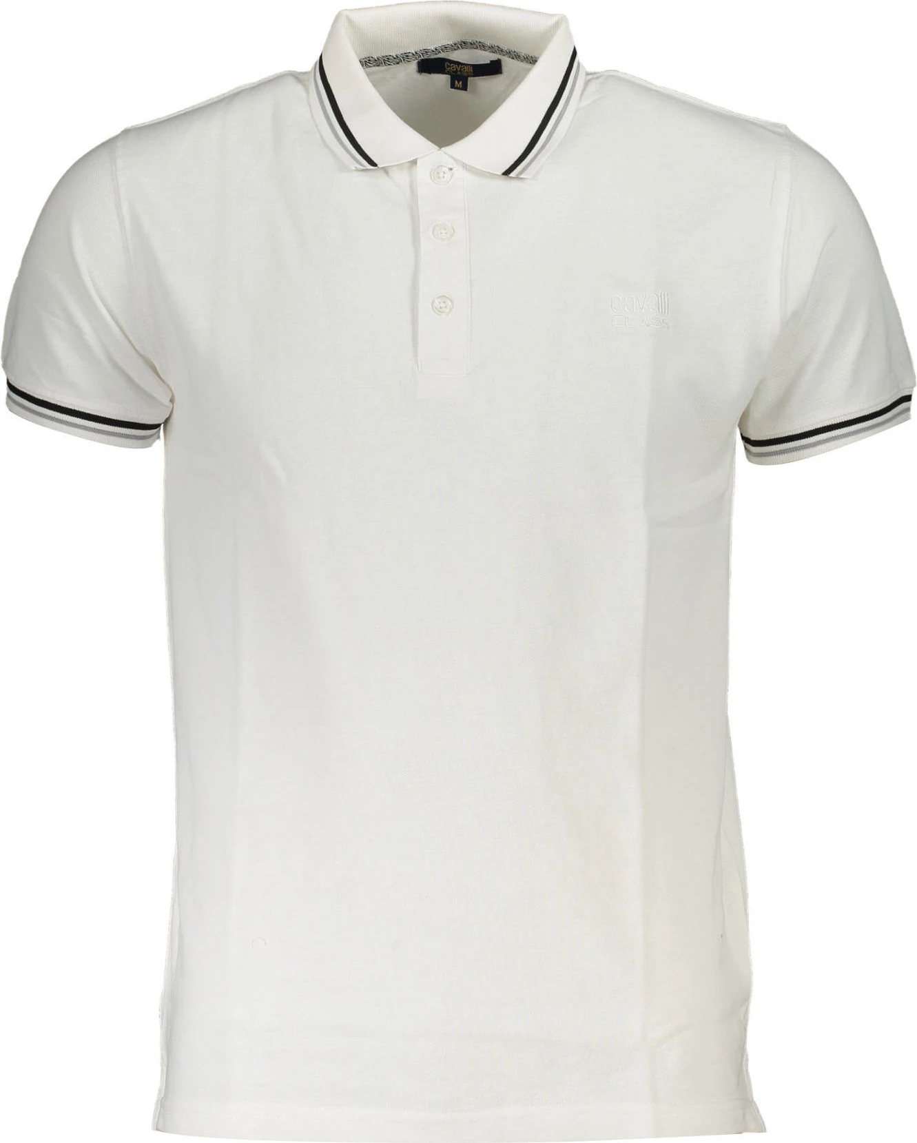 Maicë polo për meshkuj Cavalli Class, e bardhë