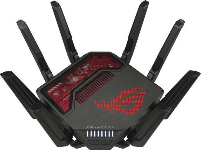 Router Asus ROG Rapture GT-BE19000, tri-band, 8 antena, WiFi 7, i zi